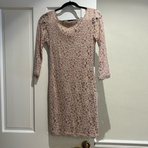 Diane von Furstenberg lace sleeved dress
